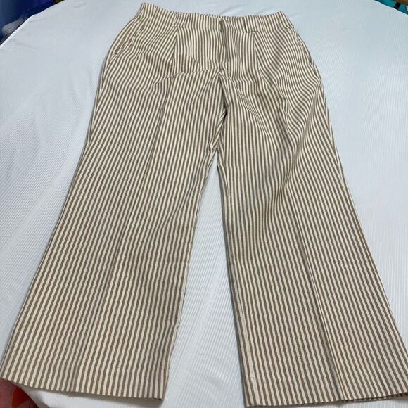 Spartina 449 Stripe Trousers Casual Pants Size 14 - Picture 1 of 10